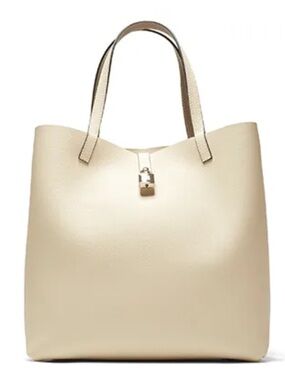 Carolina Herrera Matryoshka L Locked Shoulder Bag in Cream